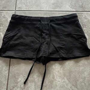 Edikted Black Women's sweat skirt with shorts